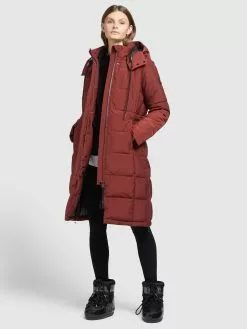 Khujo Manteaux Dhiver Manteau D’hiver Cliv Femme Rouge Rouille -Khujo Soldes Boutique 65cbdf6eb4bc6173dd43efe12424cd16