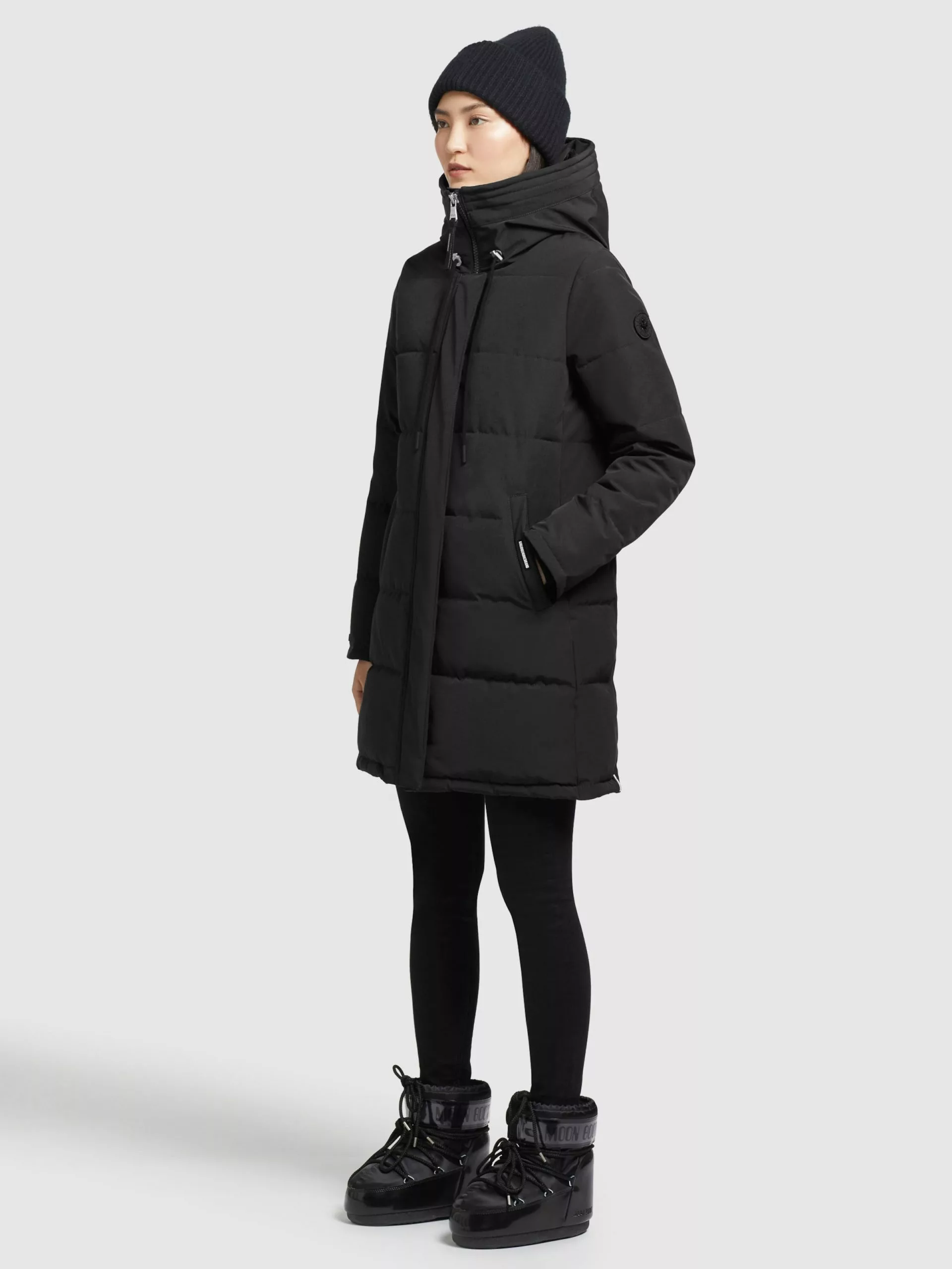 Khujo Manteaux Courts Manteau D’hiver Mats Femme Noir 7 Khujo Manteaux Courts Manteau D’hiver Mats Femme Noir – Image 5