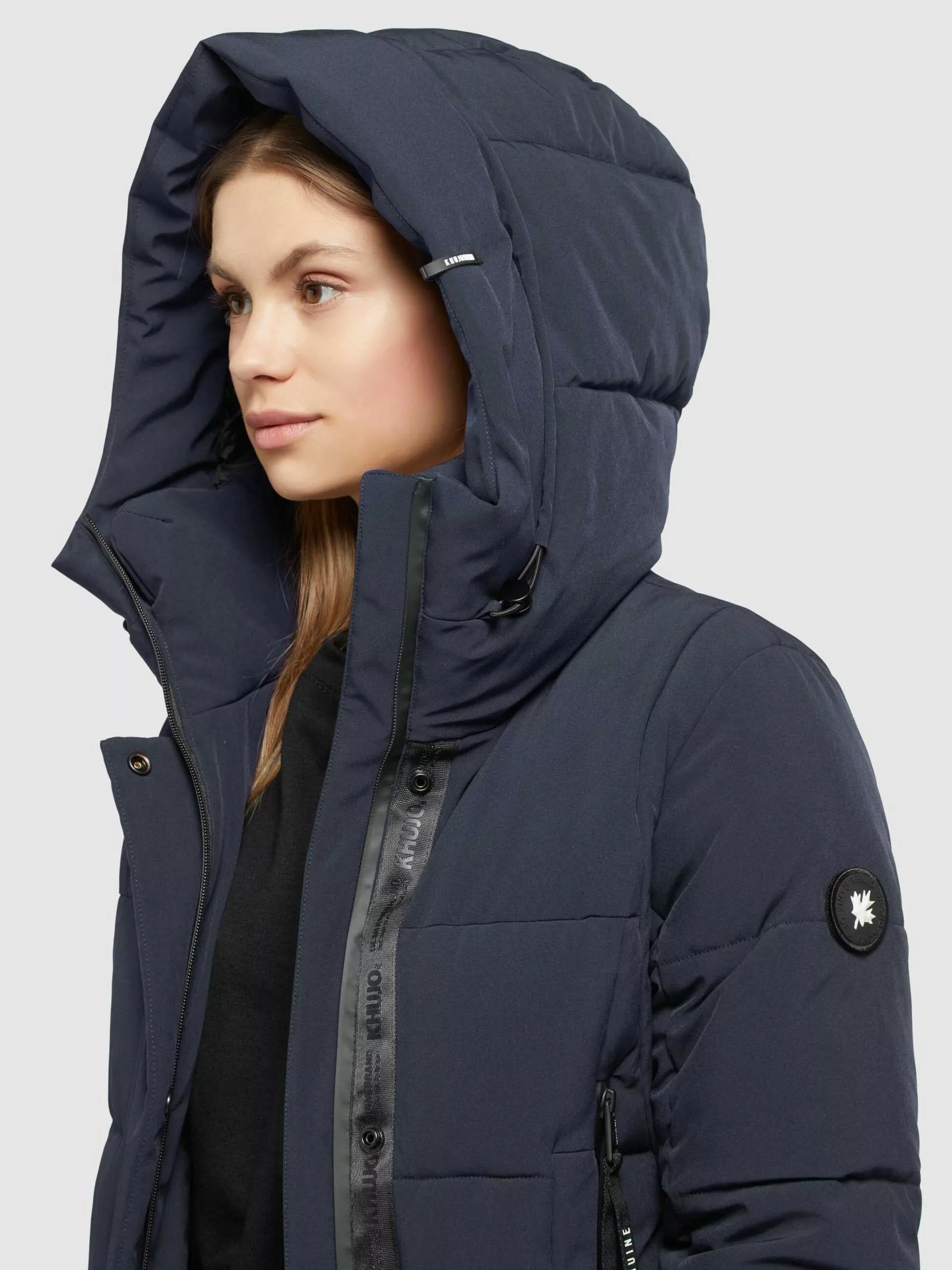 Khujo Manteaux De Mi-saison Manteau Mi-saison Namita Femme Bleu Marine 9 Khujo Manteaux De Mi-saison Manteau Mi-saison Namita Femme Bleu Marine â Image 7