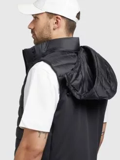 Khujo Vestes Sans Manches Gilet Homme Noir -Khujo Soldes Boutique 6850a8994e532e56e76f1b316c2ac2f8