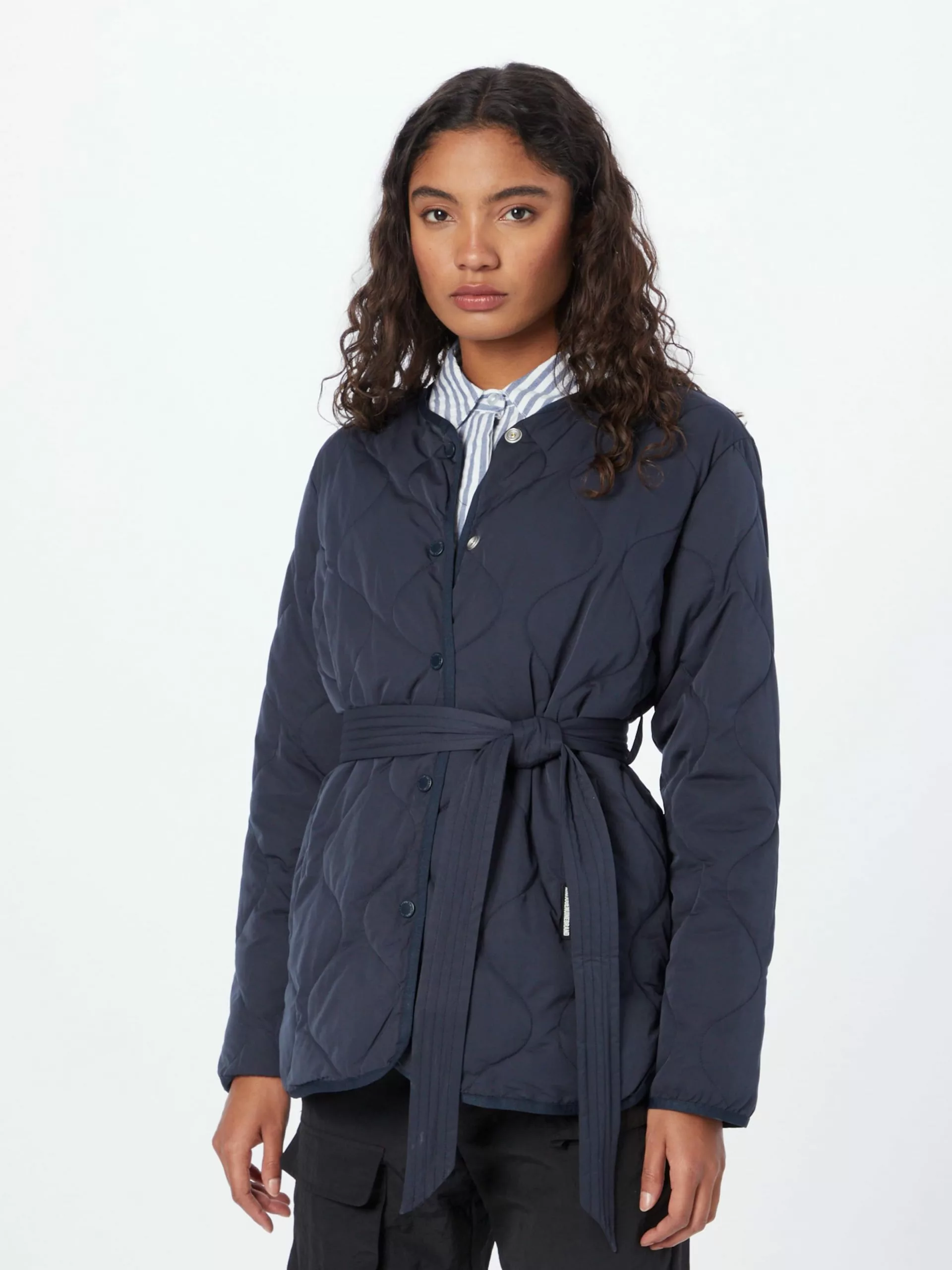 Khujo Vestes De Mi-saison Veste Mi-saison Yuna Femme Bleu Foncé 4 Khujo Vestes De Mi-saison Veste Mi-saison Yuna Femme Bleu Foncé – Image 2