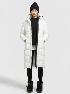 Khujo Manteaux Dhiver Manteau D’hiver Tonka Femme Blanc Cassé -Khujo Soldes Boutique 6948bf1085c0ae5a8fe933a41ddba2a2