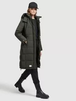 Khujo Manteaux Dhiver Manteau D’hiver Cliv Femme Vert Foncé -Khujo Soldes Boutique 6a7a7bdb4f8299176cd26a4ae57d1dc6