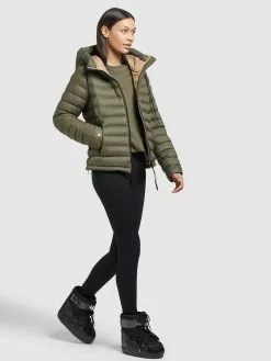 Khujo Vestes Dhiver Veste D’hiver Lovina Shine Femme Kaki -Khujo Soldes Boutique 6ad37bc5a05c6b77fd0fc8b83d77b57c
