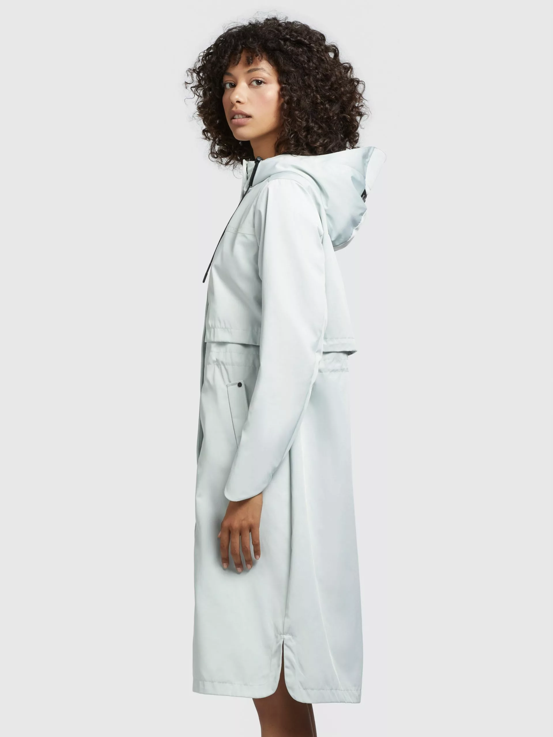 Khujo Manteaux De Mi-saison Manteau Mi-saison Jomana Femme Bleu Pastel 7 Khujo Manteaux De Mi-saison Manteau Mi-saison Jomana Femme Bleu Pastel – Image 5