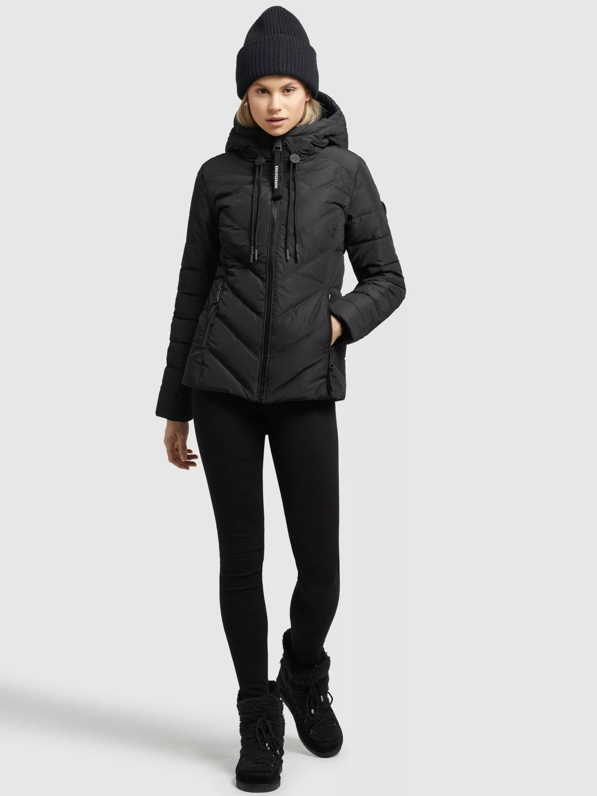 Khujo Vestes De Mi-saison Veste Mi-saison Stern Femme Noir 5 Khujo Vestes De Mi-saison Veste Mi-saison Stern Femme Noir – Image 3