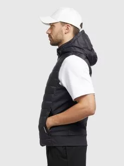 Khujo Vestes Sans Manches Gilet Homme Noir -Khujo Soldes Boutique 6d7e4df7f2963c8216bd5ac8e21514a1