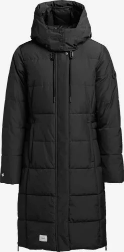 Khujo Manteaux Dhiver Manteau Dâhiver Cliv Femme Noir