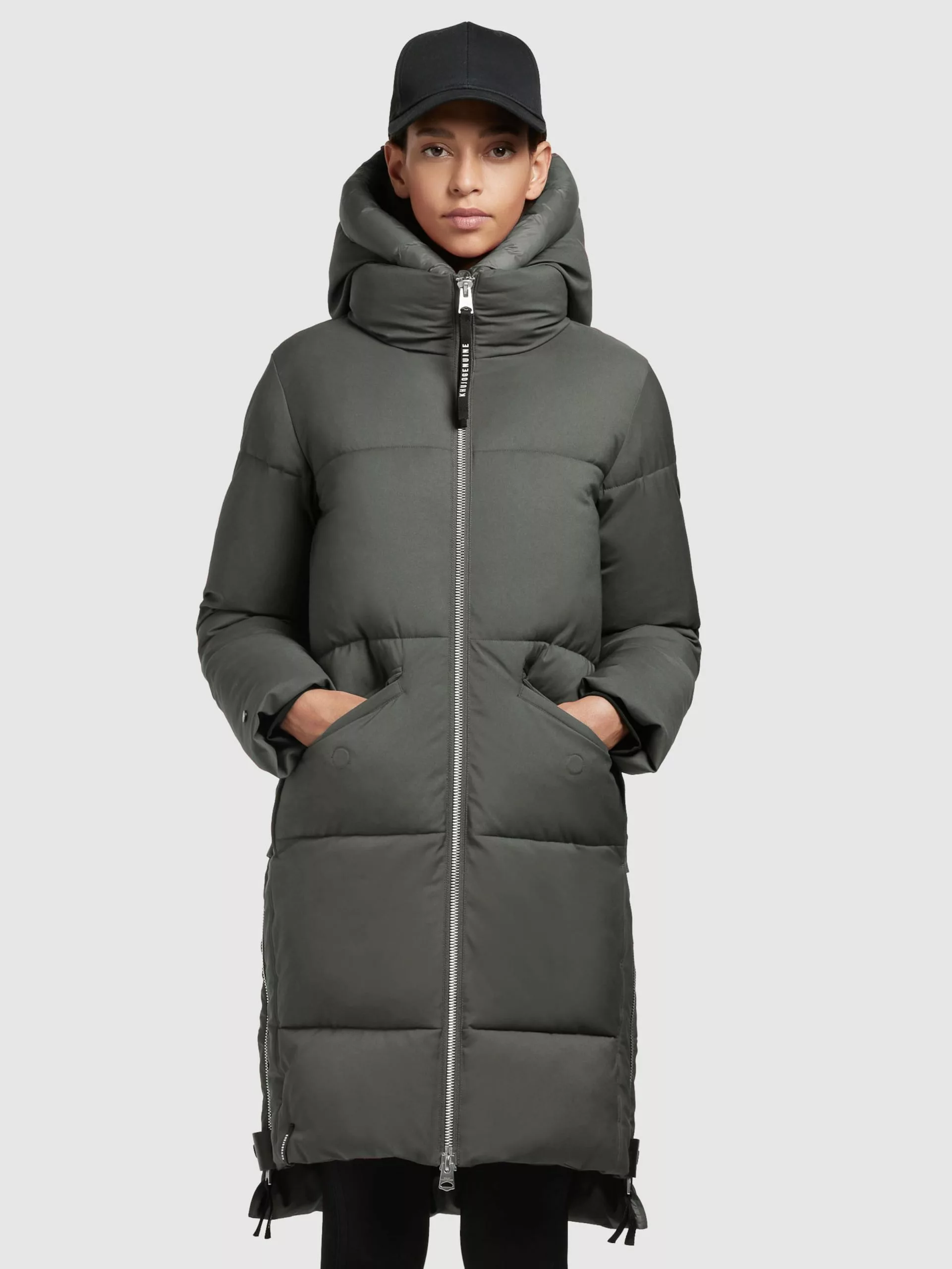 Khujo Manteaux Dhiver Manteau D’hiver Aniva Femme Olive 4 Khujo Manteaux Dhiver Manteau D’hiver Aniva Femme Olive – Image 2