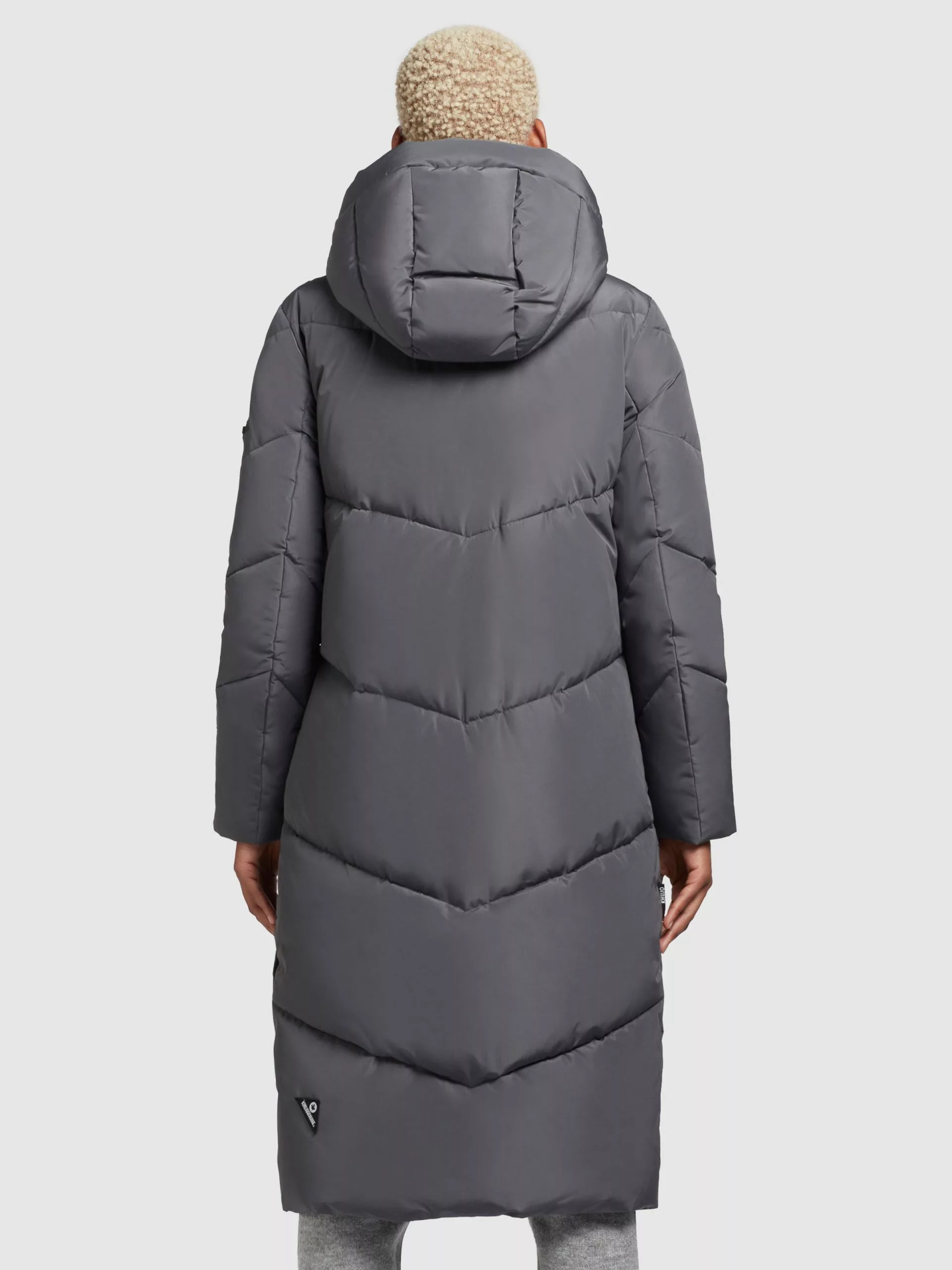 Khujo Manteaux De Mi-saison Manteau Mi-saison Femme Gris Basalte 5 Khujo Manteaux De Mi-saison Manteau Mi-saison Femme Gris Basalte â Image 3