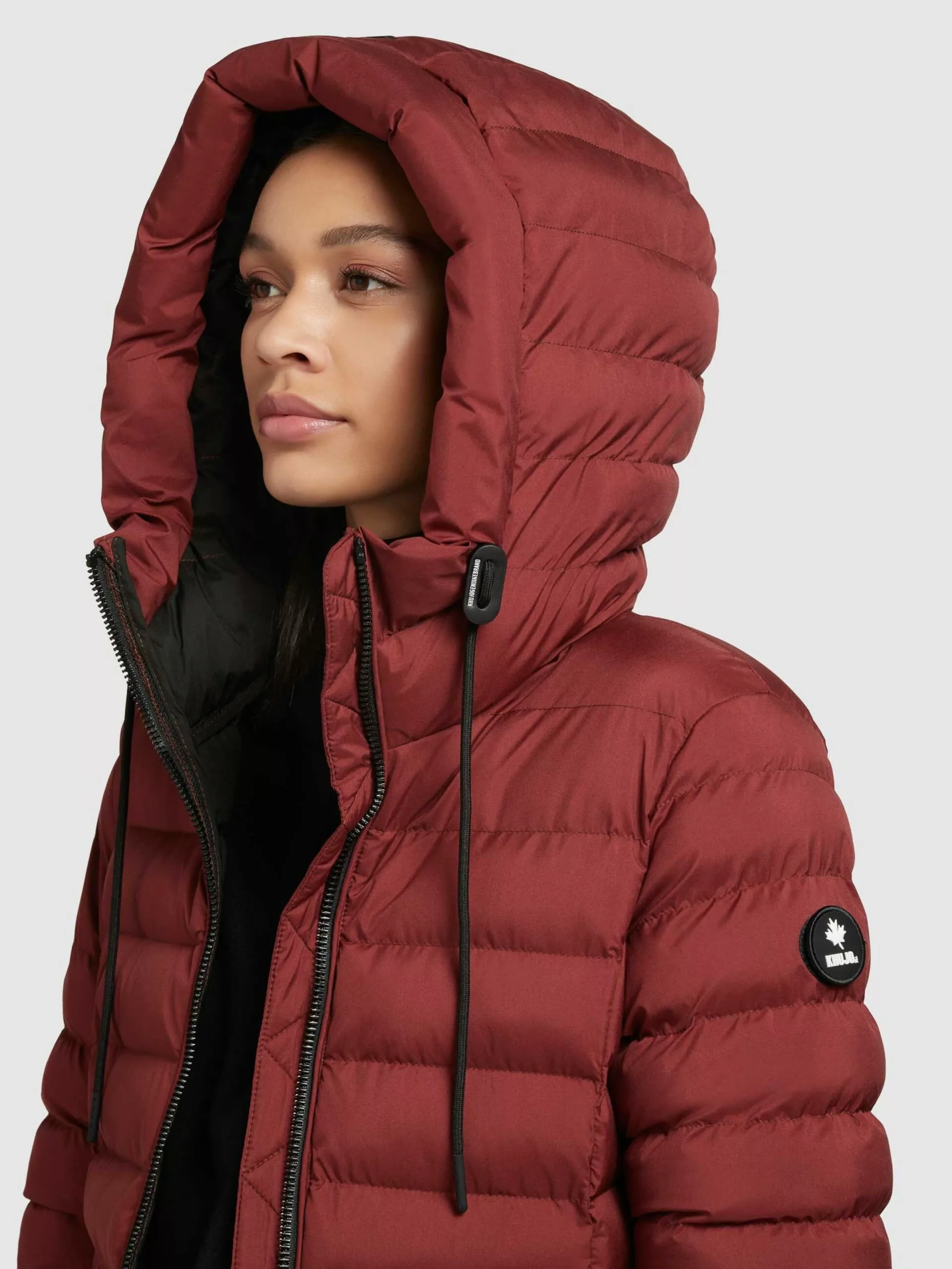 Khujo Manteaux Dhiver Manteau D’hiver Mimi Femme Rouge Rouille 9 Khujo Manteaux Dhiver Manteau D’hiver Mimi Femme Rouge Rouille – Image 7