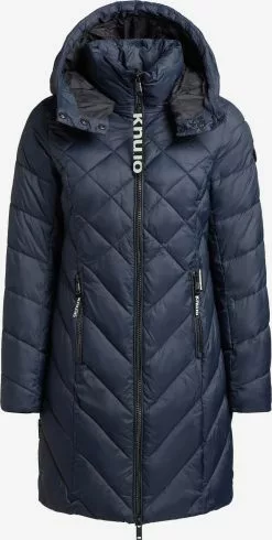 Khujo Manteaux De Mi-saison Manteau Mi-saison Aneth Femme Bleu Marine