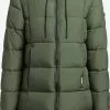 Khujo Manteaux Dhiver Manteau D’hiver Youma Femme Olive