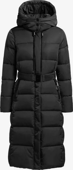Khujo Manteaux Dhiver Manteau D’hiver HAZELLE Femme Noir