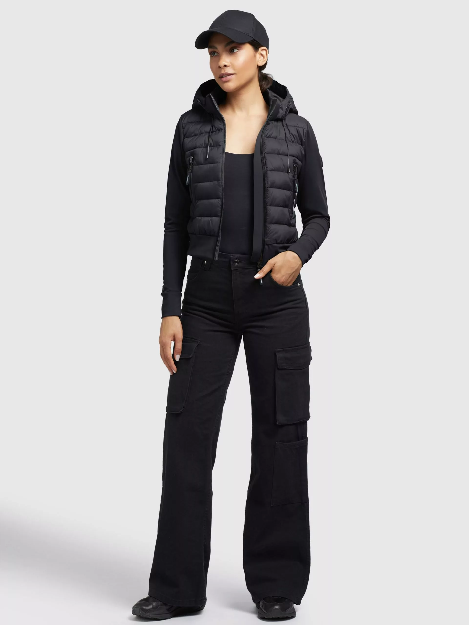 Khujo Vestes De Mi-saison Veste Mi-saison Dalis Matt Femme Noir 8 Khujo Vestes De Mi-saison Veste Mi-saison Dalis Matt Femme Noir – Image 6