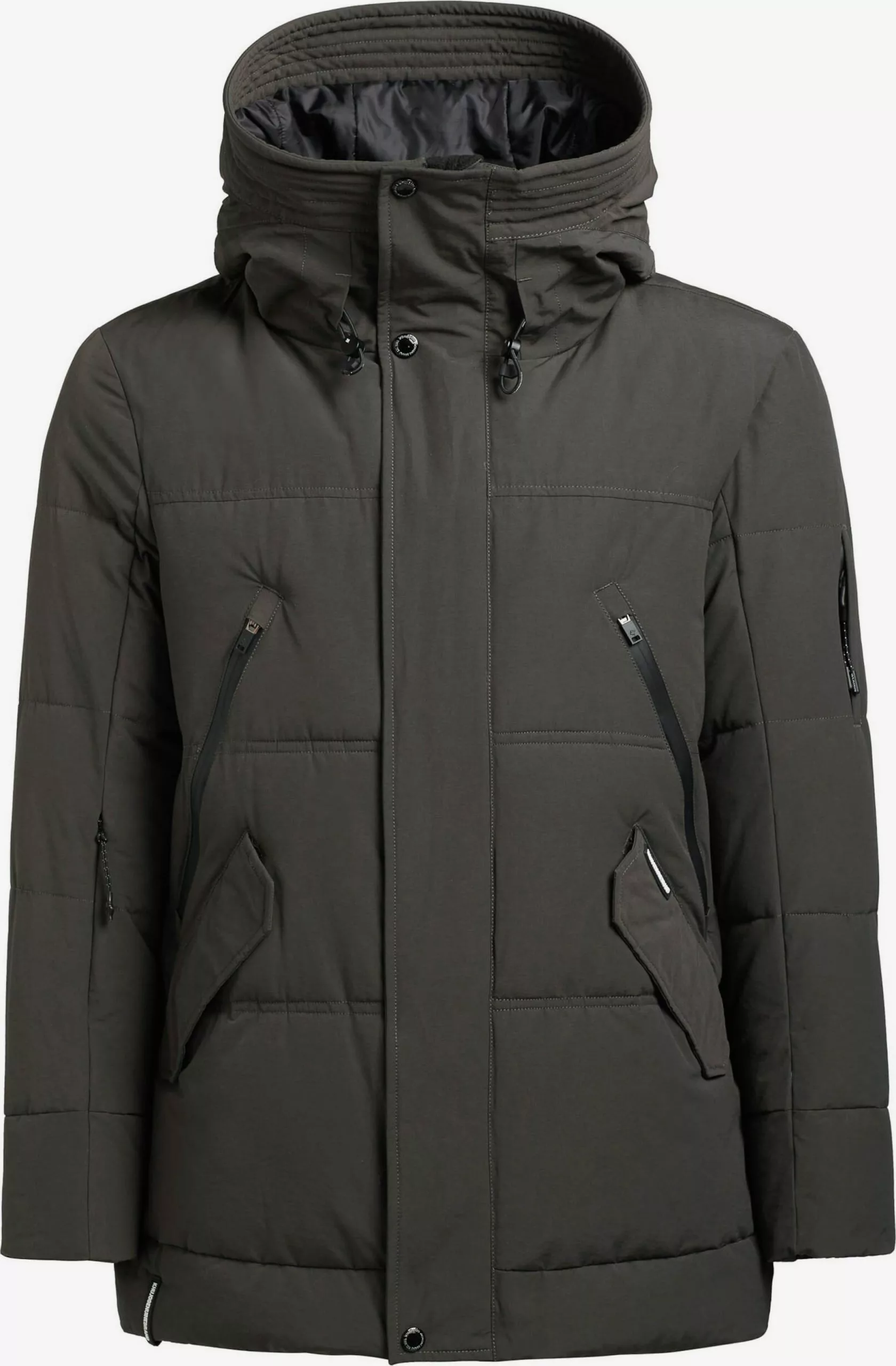 Khujo Vestes Dhiver Veste D’hiver Fank Homme Vert Foncé 3 Khujo Vestes Dhiver Veste D’hiver Fank Homme Vert Foncé