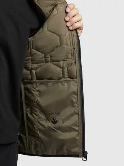 Khujo Vestes Sans Manches Gilet Liel Homme Olive -Khujo Soldes Boutique 7a6473afbe5c4b1d6eca5d7eb862a1fe