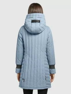Khujo Manteaux De Mi-saison Manteau Mi-saison Jerry Femme Bleu Clair -Khujo Soldes Boutique 7b9bde35c422f619663c9348ac497e8d