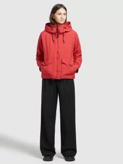 Khujo Vestes De Mi-saison Veste Mi-saison BLAIR Femme Rouge 12 Khujo Vestes De Mi-saison Veste Mi-saison BLAIR Femme Rouge -Khujo Soldes Boutique 7be508db224fc49935a776311458731e
