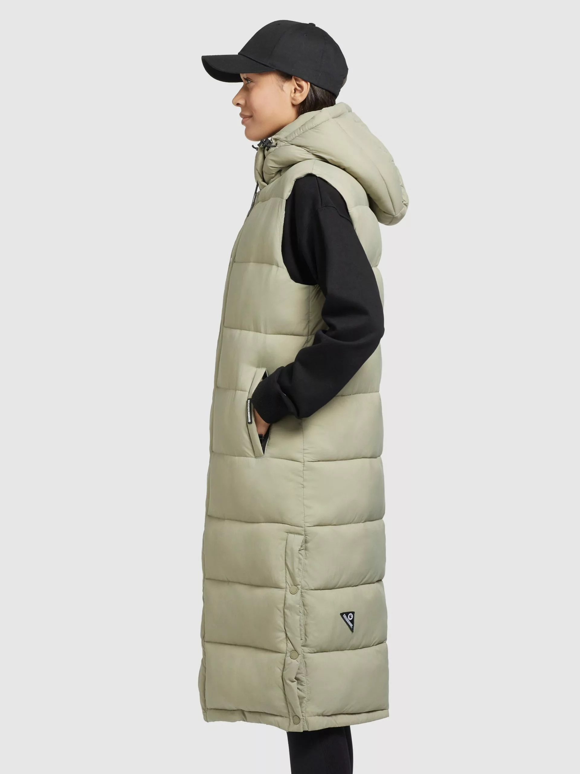 Khujo Vestes Sans Manches Gilet Magneta Femme Vert Pastel 7 Khujo Vestes Sans Manches Gilet Magneta Femme Vert Pastel â Image 5