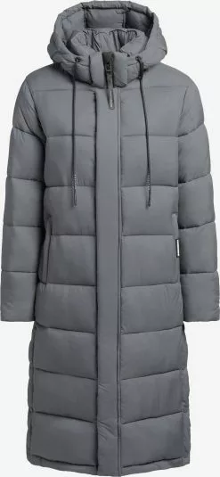 Khujo Manteaux Dhiver Manteau Dâhiver Julina Femme Gris FoncĂ©