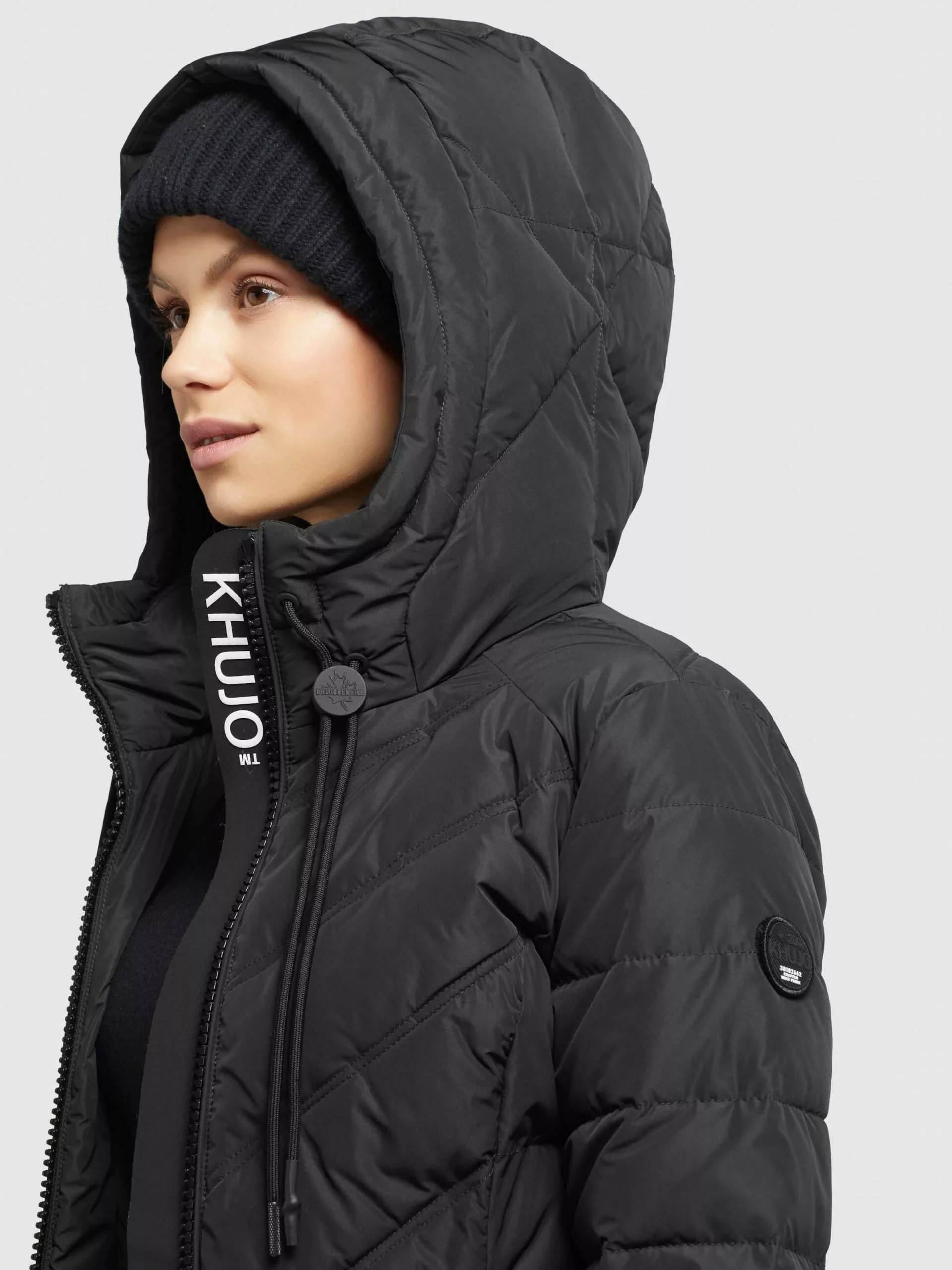 Khujo Vestes De Mi-saison Veste Mi-saison Stern Femme Noir 10 Khujo Vestes De Mi-saison Veste Mi-saison Stern Femme Noir – Image 8