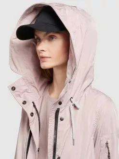 Khujo Parkas Parka Mi-saison DAYES Femme Rose -Khujo Soldes Boutique 80e917d8104c1fb21b41bad8dae226bf