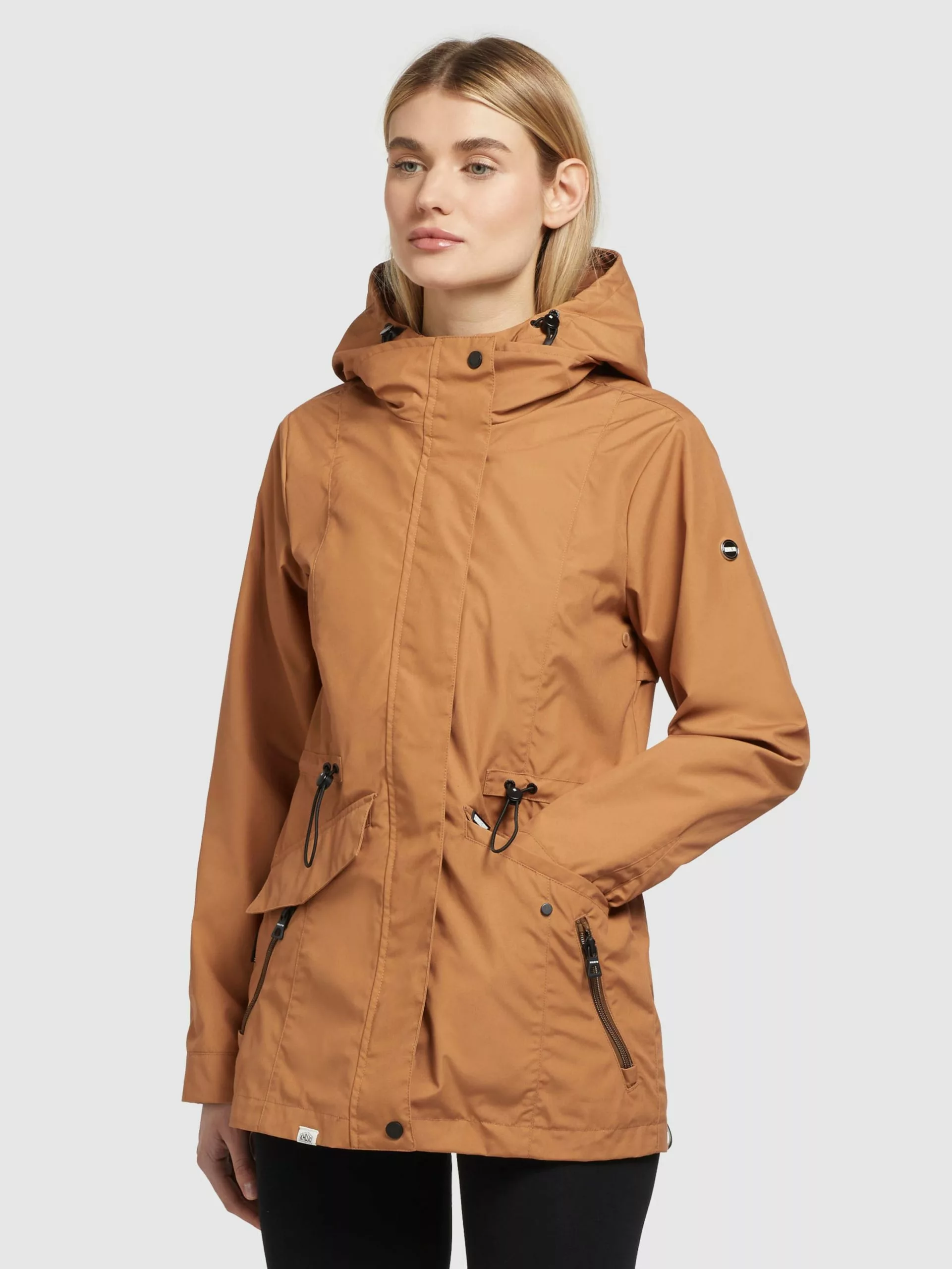 Khujo Parkas Parka Mi-saison FELINA Femme Camel 4 Khujo Parkas Parka Mi-saison FELINA Femme Camel â Image 2