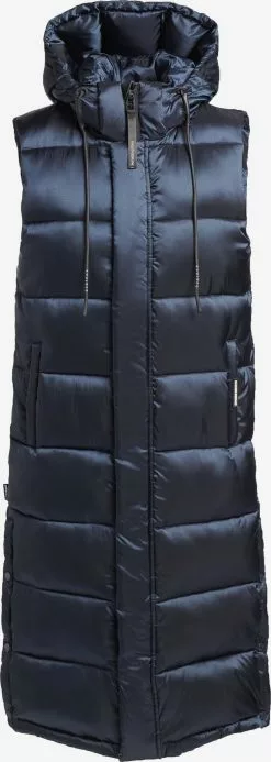Khujo Vestes Sans Manches Gilet Tourin Femme Bleu Marine