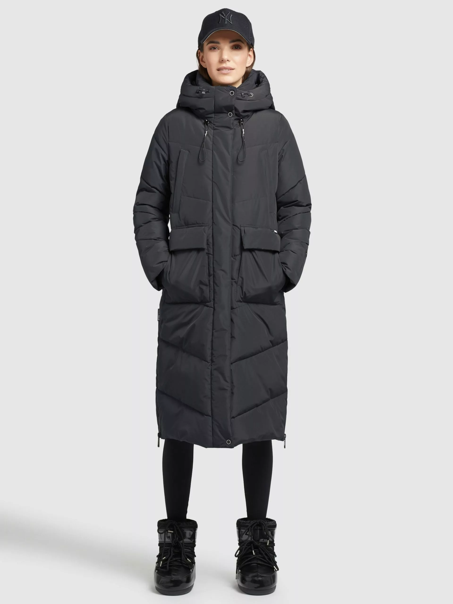 Khujo Manteaux Dhiver Manteau D’hiver Elvita Femme Bleu Foncé 4 Khujo Manteaux Dhiver Manteau D’hiver Elvita Femme Bleu Foncé – Image 2