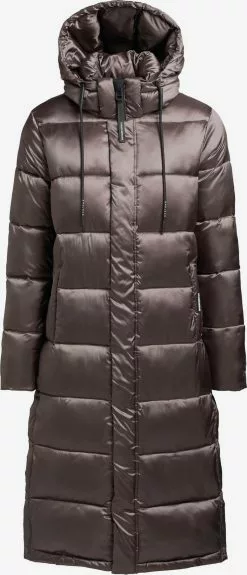 Khujo Manteaux Dhiver Manteau Dâhiver Julina Femme Taupe