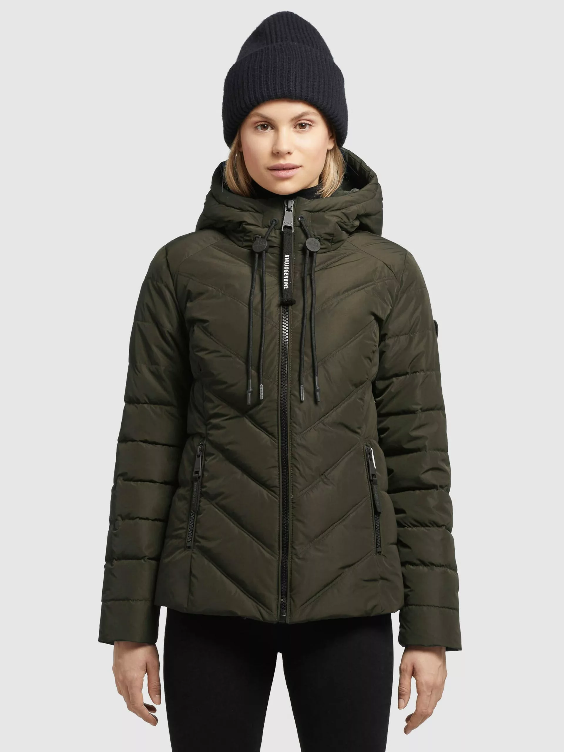 Khujo Vestes De Mi-saison Veste Mi-saison Stern Femme Kaki 4 Khujo Vestes De Mi-saison Veste Mi-saison Stern Femme Kaki – Image 2