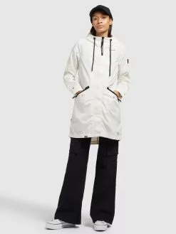 Khujo Manteaux De Mi-saison Manteau Mi-saison Games2 Femme Blanc -Khujo Soldes Boutique 873c313906e638f571337d74d7891b0a