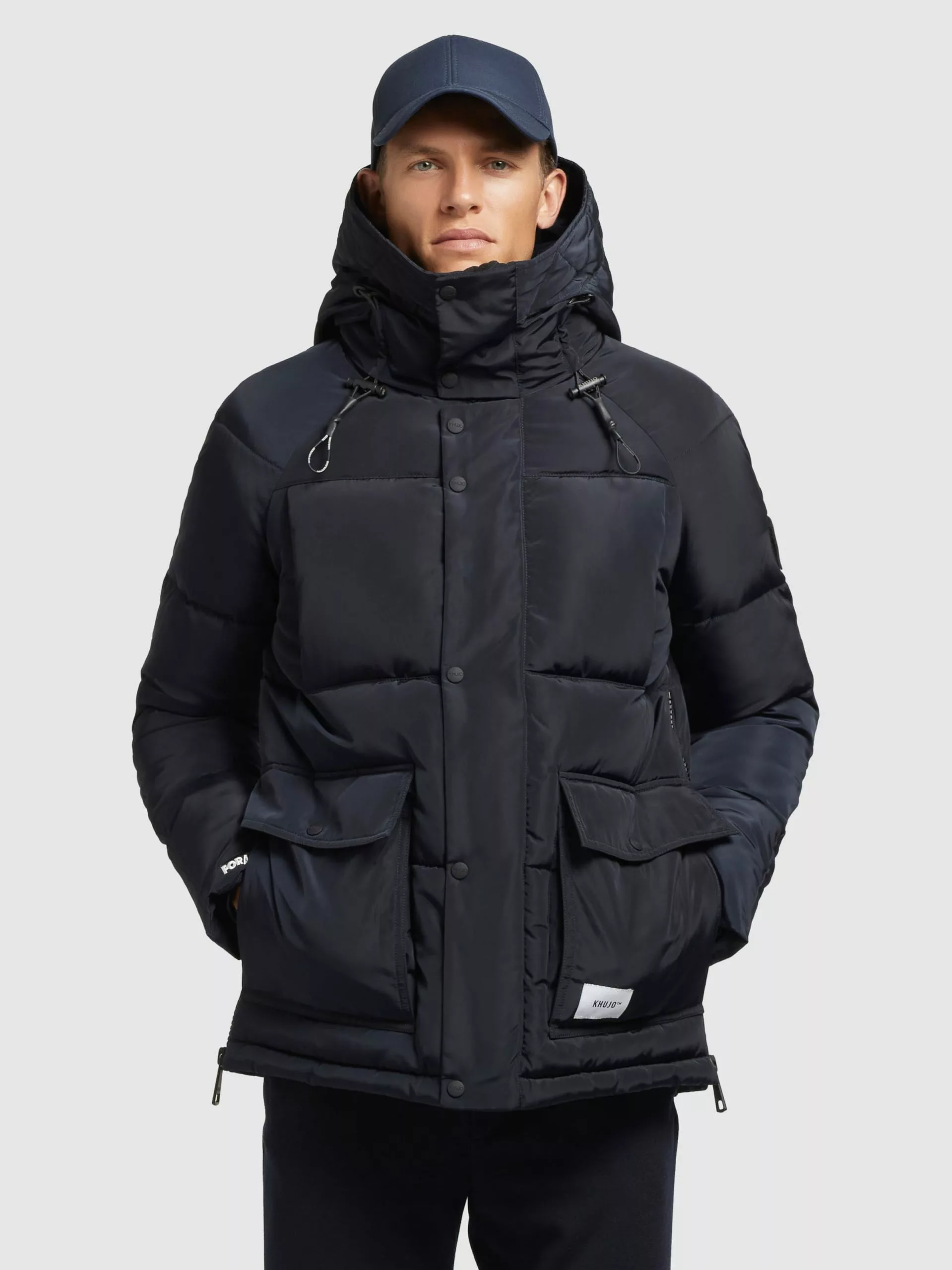 Khujo Vestes Dhiver Veste D’hiver Jedi Homme Bleu Foncé 4 Khujo Vestes Dhiver Veste D’hiver Jedi Homme Bleu Foncé – Image 2