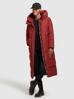 Khujo Manteaux Dhiver Manteau D’hiver Soulani Femme Rouge Rouille -Khujo Soldes Boutique 886cd4dbb7f1d35b188f4401ff911746