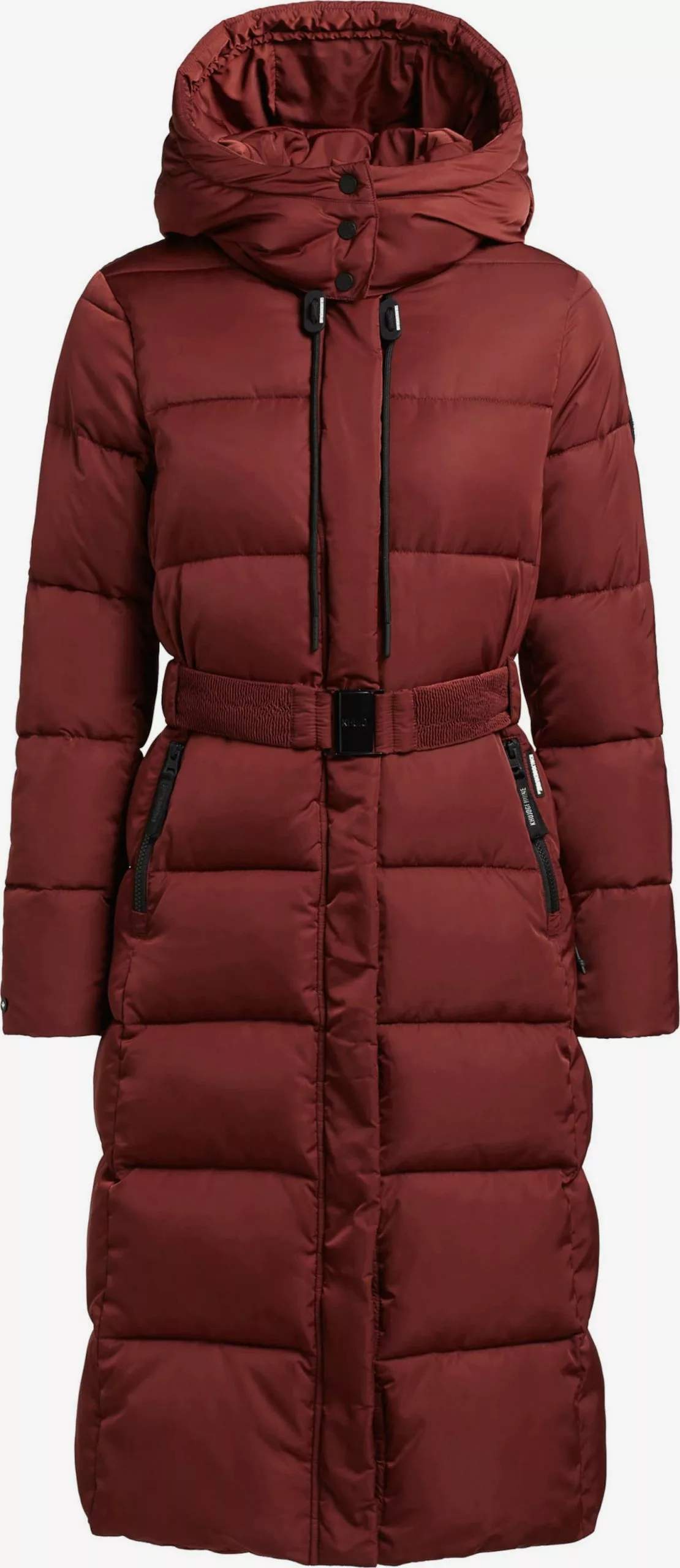 Khujo Manteaux Dhiver Manteau D’hiver HAZELLE Femme Rouge Rouille 3 Khujo Manteaux Dhiver Manteau D’hiver HAZELLE Femme Rouge Rouille