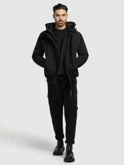 Khujo Vestes Dhiver Veste D’hiver Wayer Homme Noir -Khujo Soldes Boutique 89506dd91203cc6fc8f1810bb72c5b60