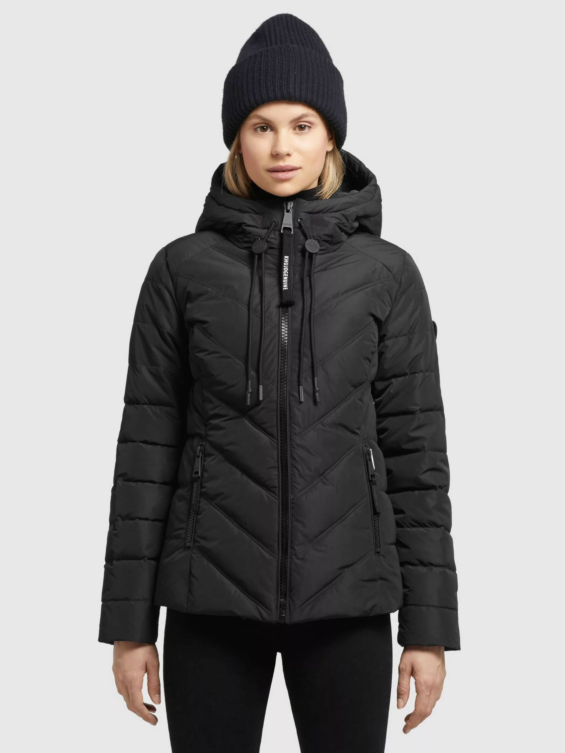 Khujo Vestes De Mi-saison Veste Mi-saison Stern Femme Noir 4 Khujo Vestes De Mi-saison Veste Mi-saison Stern Femme Noir – Image 2