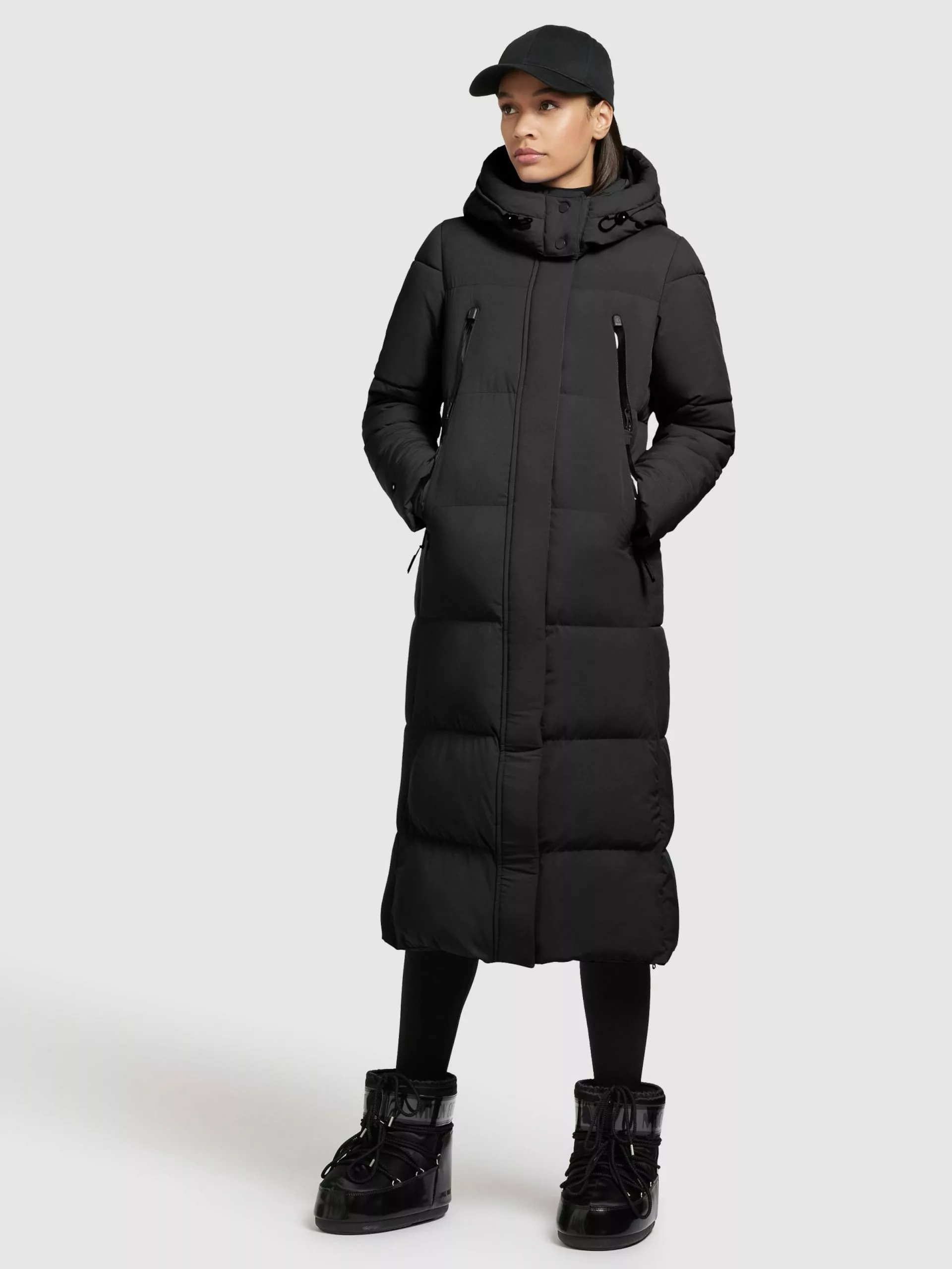 Khujo Manteaux De Mi-saison Manteau Mi-saison Melona Femme Noir 5 Khujo Manteaux De Mi-saison Manteau Mi-saison Melona Femme Noir – Image 3