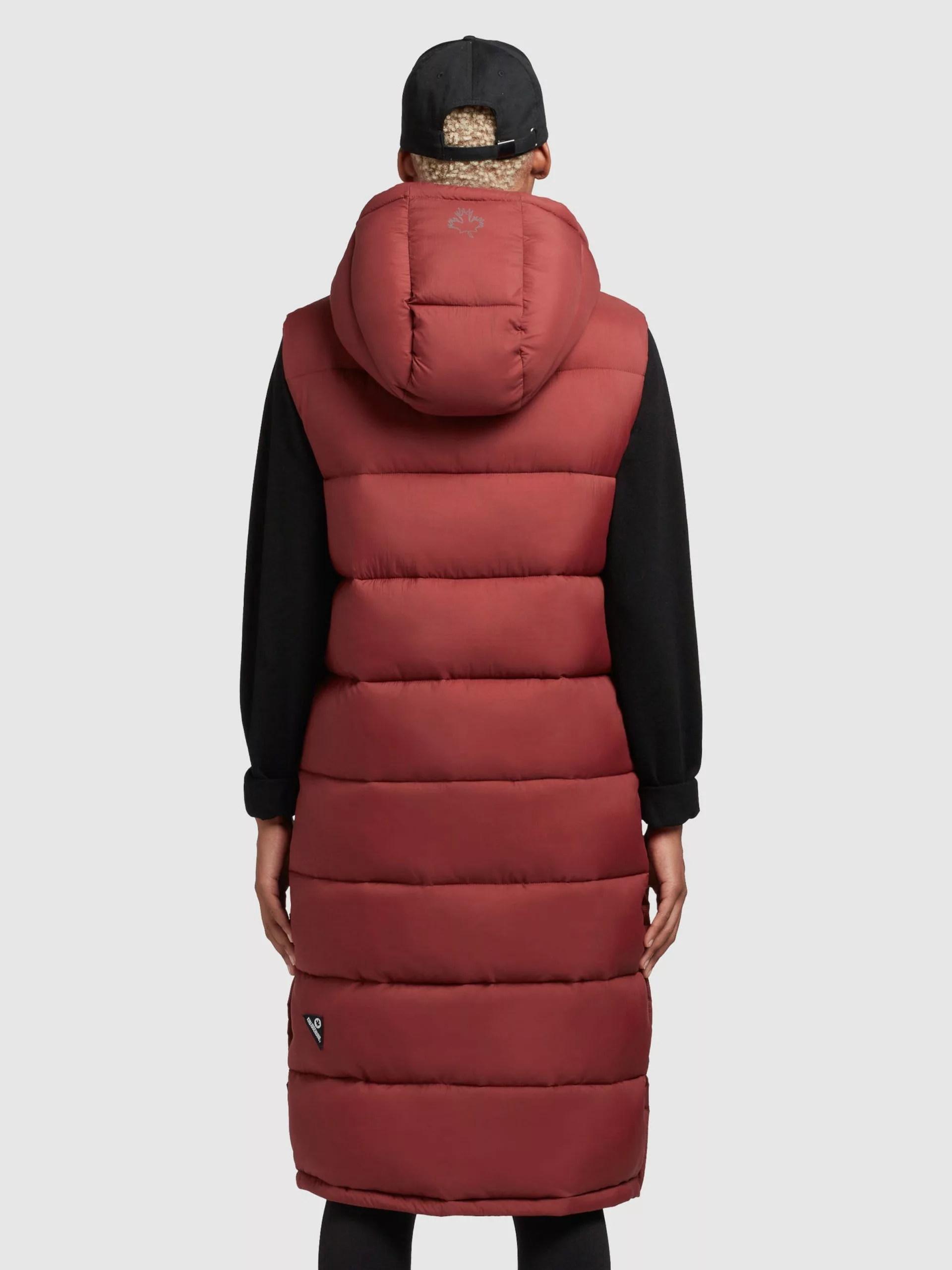 Khujo Vestes Sans Manches Gilet Magneta Femme Rouge Rouille 6 Khujo Vestes Sans Manches Gilet Magneta Femme Rouge Rouille â Image 4