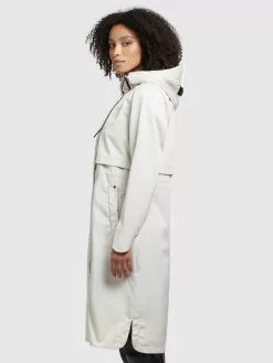 Khujo Manteaux De Mi-saison Manteau Mi-saison Jomana Femme Blanc Cassé -Khujo Soldes Boutique 8f5c082f64556b6e7e90623ea0ac2414