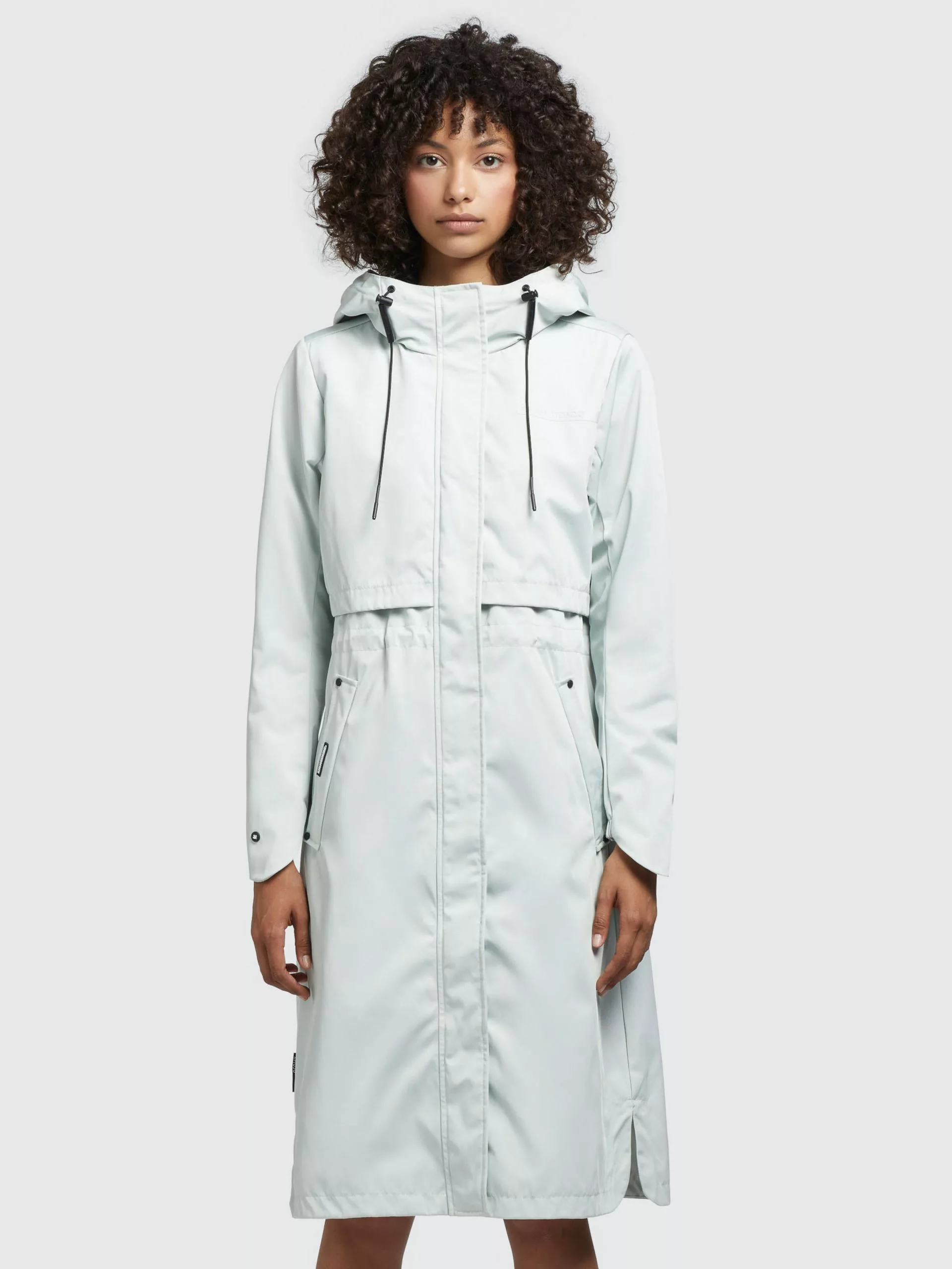 Khujo Manteaux De Mi-saison Manteau Mi-saison Jomana Femme Bleu Pastel 4 Khujo Manteaux De Mi-saison Manteau Mi-saison Jomana Femme Bleu Pastel – Image 2