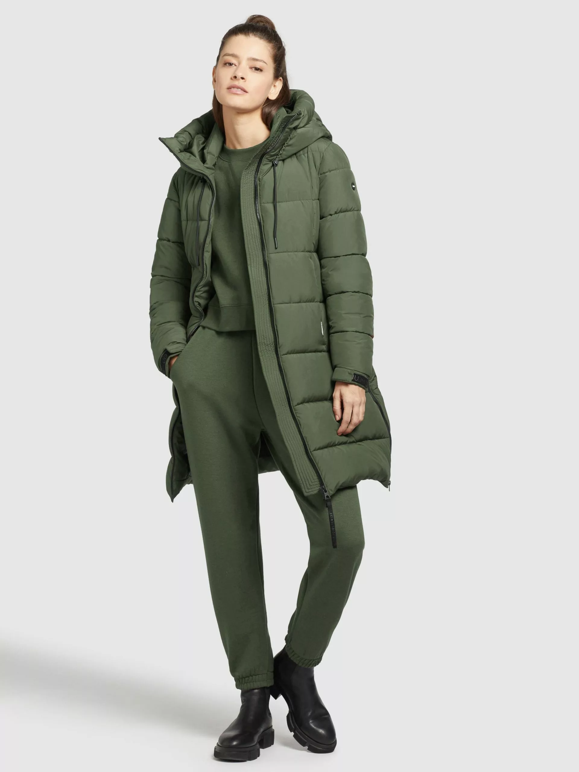 Khujo Manteaux Dhiver Manteau D’hiver Youma Femme Olive 8 Khujo Manteaux Dhiver Manteau D’hiver Youma Femme Olive – Image 6