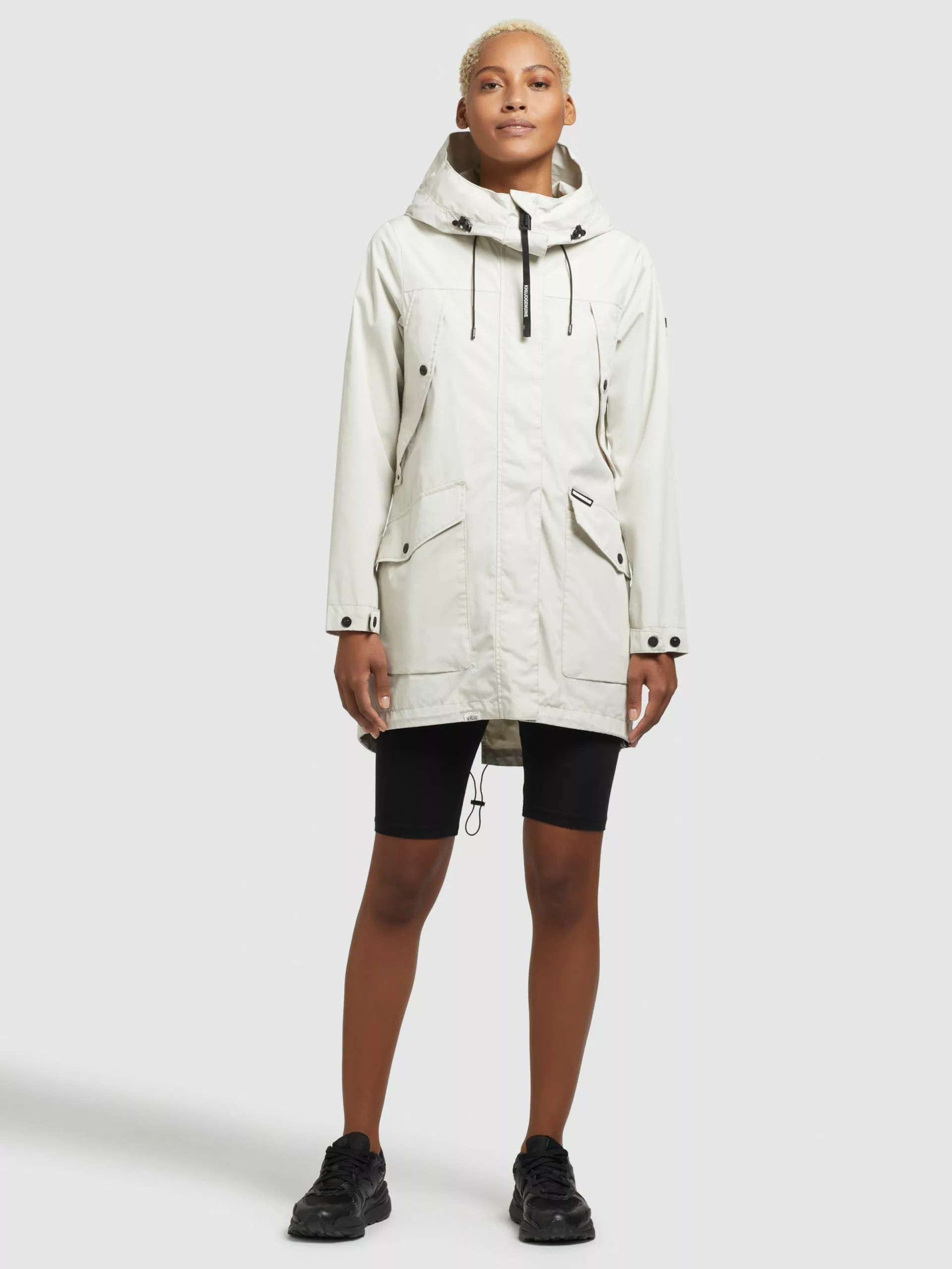 Khujo Manteaux De Mi-saison Manteau Mi-saison AIRA Femme Gris Clair 4 Khujo Manteaux De Mi-saison Manteau Mi-saison AIRA Femme Gris Clair â Image 2