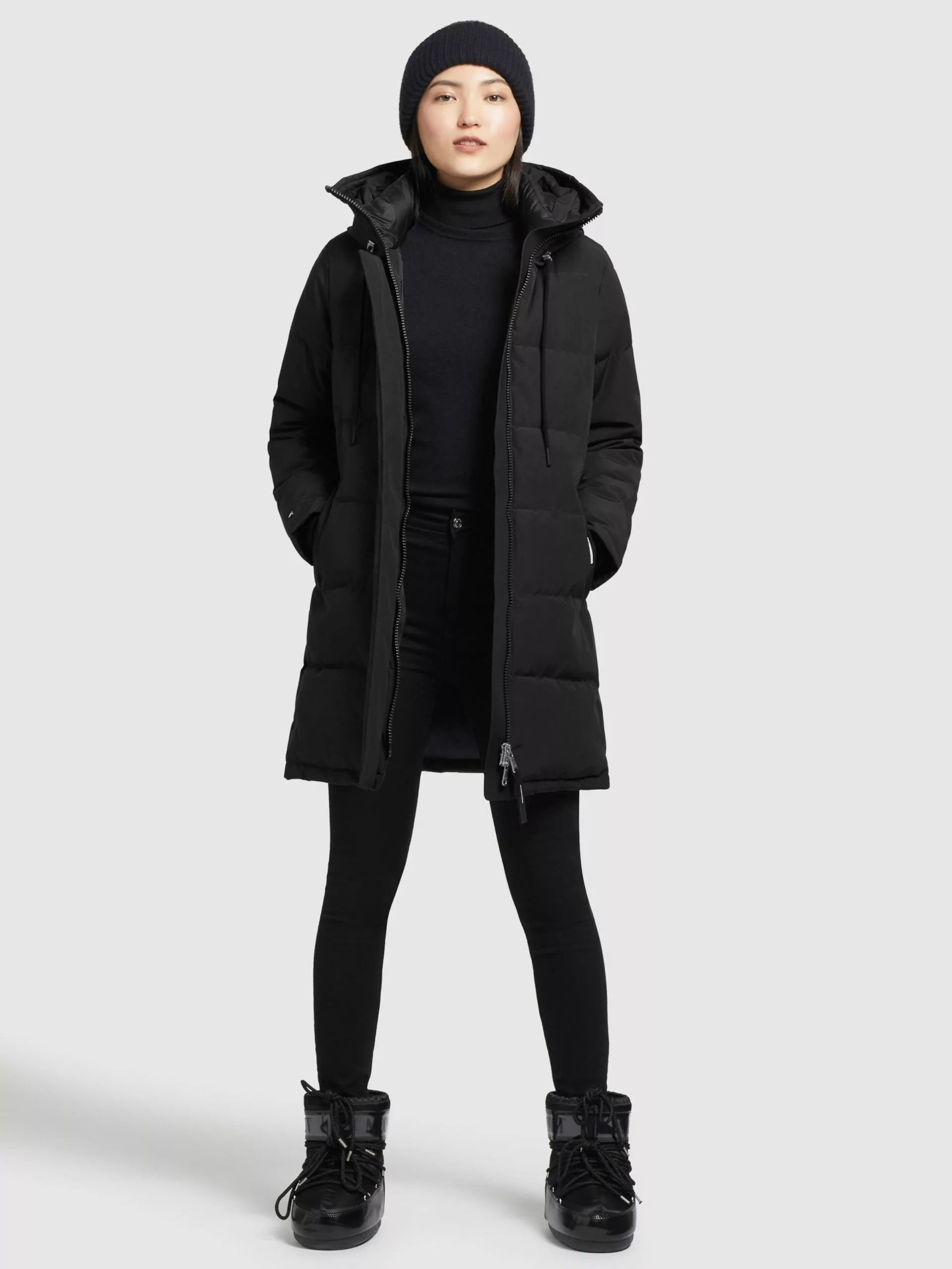 Khujo Manteaux Courts Manteau D’hiver Mats Femme Noir 5 Khujo Manteaux Courts Manteau D’hiver Mats Femme Noir – Image 3