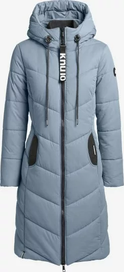 Khujo Manteaux Dhiver Manteau Dâhiver Aribay 3 Femme Bleu-gris