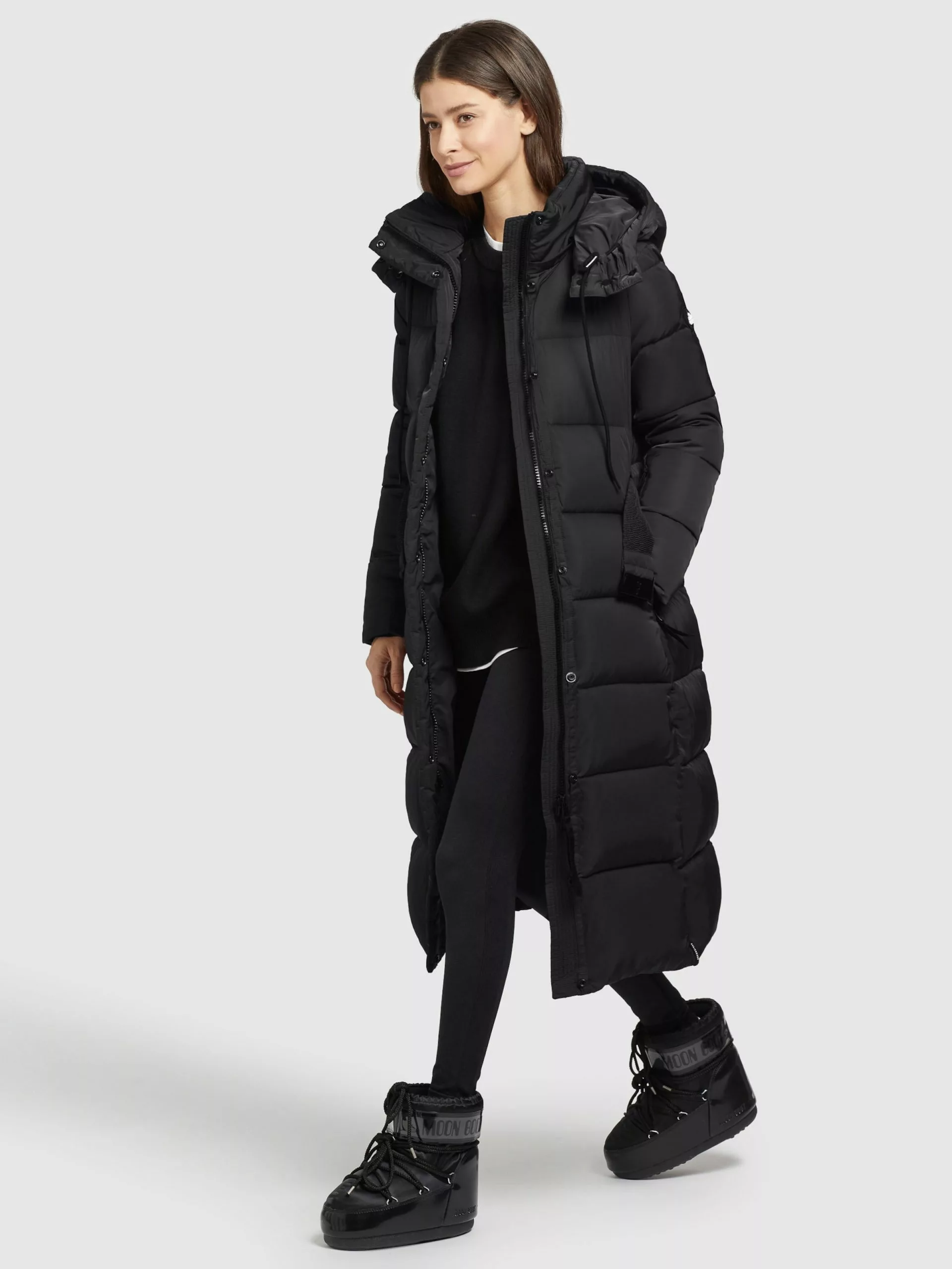 Khujo Manteaux Dhiver Manteau D’hiver HAZELLE Femme Noir 8 Khujo Manteaux Dhiver Manteau D’hiver HAZELLE Femme Noir – Image 6