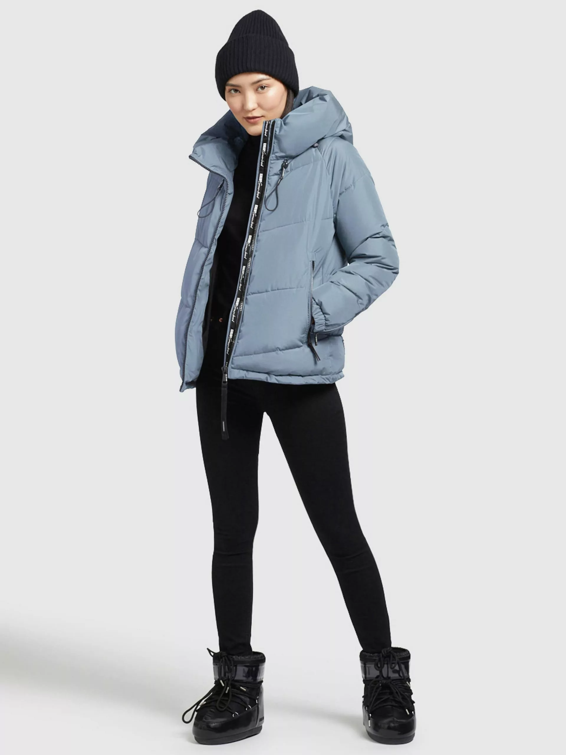 Khujo Vestes Dhiver Veste D’hiver Esila Femme Bleu Clair 4 Khujo Vestes Dhiver Veste D’hiver Esila Femme Bleu Clair – Image 2