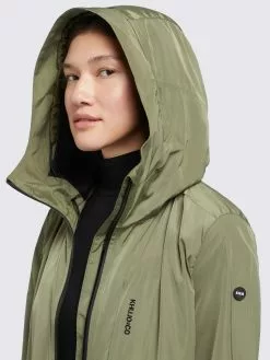 Khujo Manteaux De Mi-saison Manteau Mi-saison Ging Femme Olive -Khujo Soldes Boutique 972f4fa67f0714ec6f45c4613f3b73fd