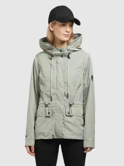 Khujo Vestes De Mi-saison Veste Mi-saison DEBBY Femme Vert Pastel -Khujo Soldes Boutique 985957b165161cbd4fde81dcbf022d7a